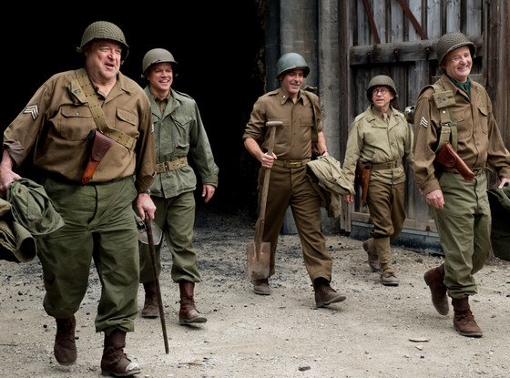 John Goodman, Matt Damon, George Clooney, Bob Balaban, Bill Murray, The Monuments Men John Goodman, Matt Damon, George Clooney, Bob Balaban, Bill Murray, The Monuments Men